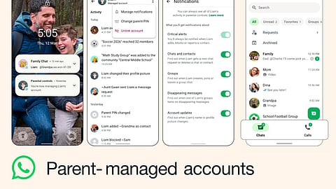Children's WhatsApp chats are now under parental supervision, a new feature for users under 13.
