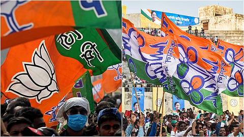 What suddenly happened in Baranagar, Bengal, that necessitated the deployment of heavy forces? BJP and TMC workers clashed on the streets.