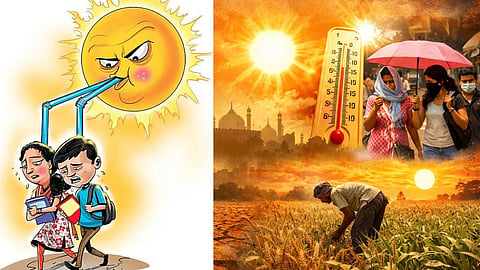 Chhatrapati Sambhajinagar: The heat turns severe; the city reels under scorching sun, with an eerie silence prevailing on the streets during the afternoon.