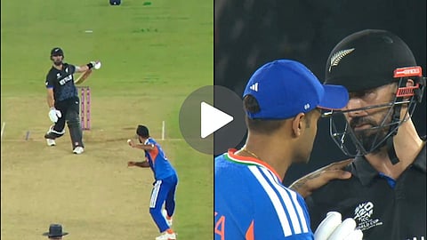 ind vs nz heated moment viral video