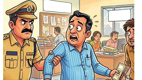 Jalna ACB's Major Trap: Bribe Demanded for Not Taking Action Against Sand Tipper; ACB Catches Accused Red-Handed