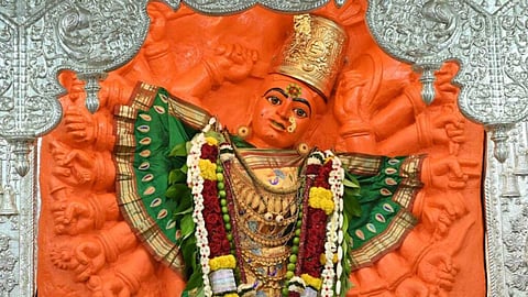 The grand commencement of the Saptashrungi Chaitra Navratri festival took place with Ghatasthapana, drawing crowds of devotees to the fort.