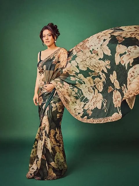printed saree for womens day