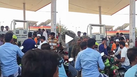 purnia petrol pump viral video