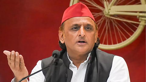 'Staged protests are being filmed...' — Akhilesh Yadav takes a jibe at the BJP over the Women's Reservation Bill, dubbing it a 'nefarious act'.