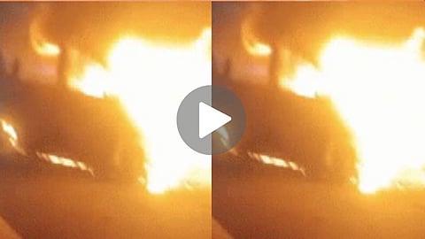 Alwar Car Fire Accident