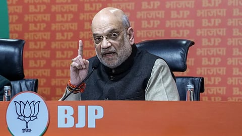 amit shah west bengal rally ucc announcement central forces 60 days stay behala roadshow tmc attack