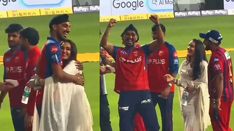 Arshdeep Singh was delighted after hugging Preity Zinta.