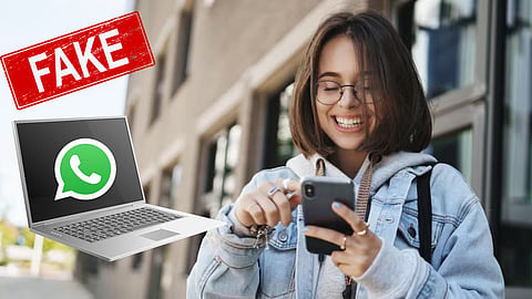 Falling for the Lure of a Free Laptop Will Prove Costly WhatsApp Message Fake