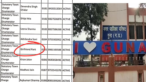 Girlfriend Perform Census Duty in Guna