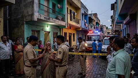 Solapur Husband Burnt Wife