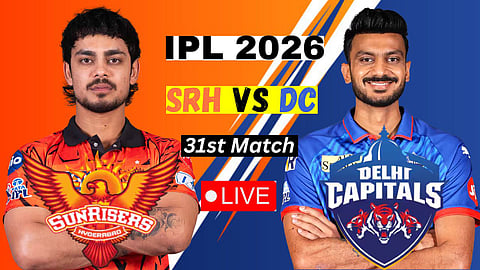 IPL 2026 SRH vs DC 31st Match Live Update