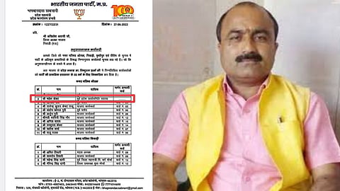 mp machhua kalyan board president mahesh kewat appointment controversy viral expulsion letter