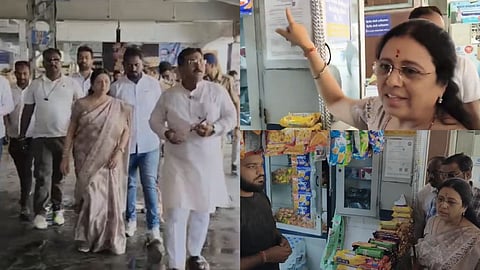 MP Medha Kulkarni Surprise Inspection Of Pune Railway Station