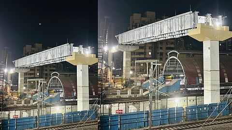 mumbai metro line 6 highest elevated metro steel span launch mmrda