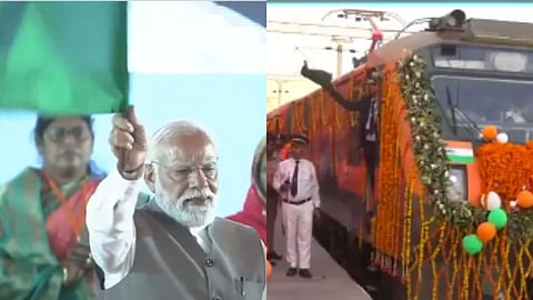 PM Modi flags off two new Amrit Bharat Express trains from Varanasi: