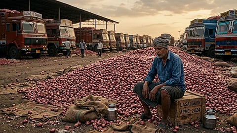 Onion Price Drop Maharashtra