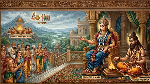 King Dasharatha of Ayodhya had a sister named Princess Shanta.