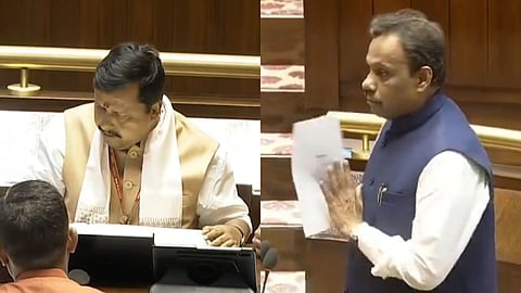 Rajya Sabha Oath-Taking Ceremony Nitin Nabin Vinod Tawde