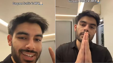 A Gurgaon man’s rant on traffic and office life goes viral on social media.