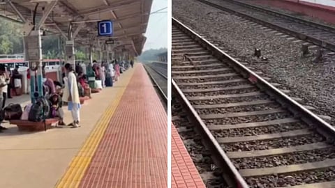 A viral video of a clean railway station in Kerala has impressed social media users.