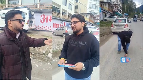 An SDM in Manali reprimanded a tourist for littering, and the video has gone viral.