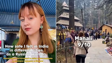 A Russian traveler rated Indian cities on safety, with Delhi receiving the lowest score.