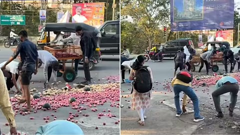 Strangers in Nashik unite to help a struggling vendor.