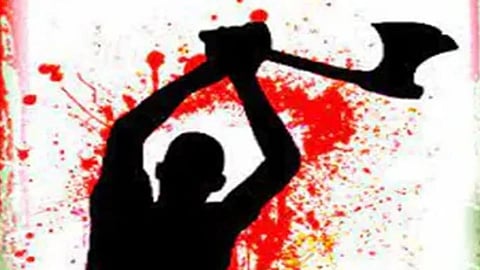 Murdered with the very axe of the father who taught him to walk by holding his finger; son's brutality in Gadchiroli.