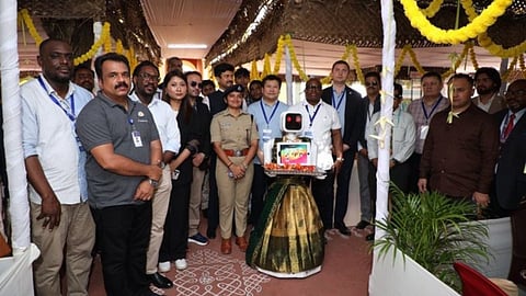 Neela Robot In Puducherry Assembly Election