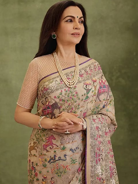 nita ambani saree