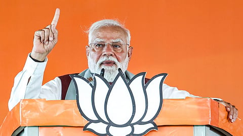 PM Modi in Hooghly slams TMC's "reign of terror," citing Sandeshkhali, RG Kar, and recruitment scams.