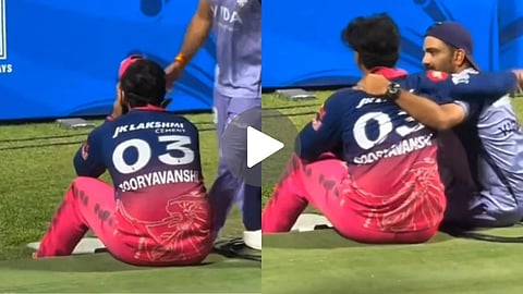vaibhav sooryavanshi crying