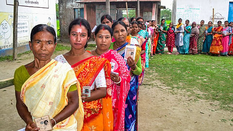 West Bengal records 89.93% and Tamil Nadu 82.24% voter turnout by 5 PM in the first phase of polling. Results to be declared on May 4.