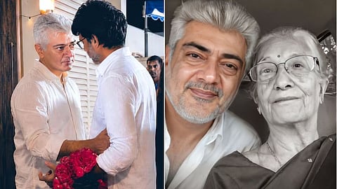 Tamil Actor Ajith Kumar Mother Mohini Mani Funeral Trisha Krishnan