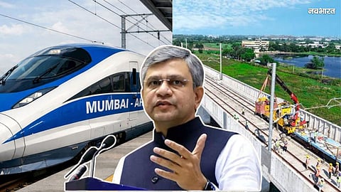 Otherwise, the Bullet Train would have been up and running by now—the blame for the delay falls on Thackeray! 15 kilometers of track are being laid every month
