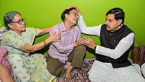 Mohan Yadav Meets Cruise Accident Victims