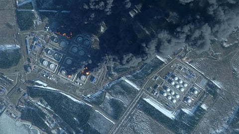 Ukraine Launches Massive Drone Attack on Russian Oil Port; Wreaks Havoc in the Baltic and Black Seas