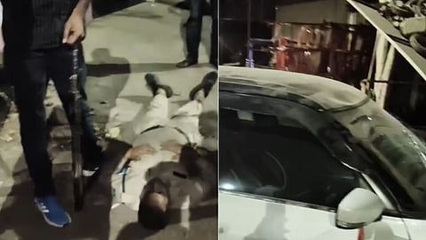 Indore Policeman Drunk Driving Hits Constables On Duty Rajendra Nagar