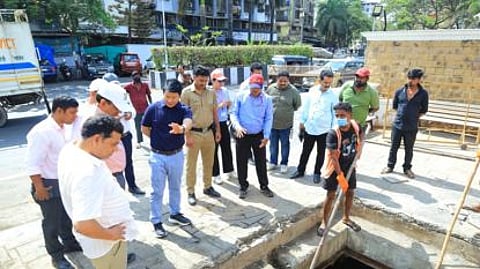 mbmc pre monsoon drain cleaning inspection