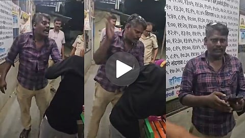 MSRTC Driver Slaps Passenger Viral Video