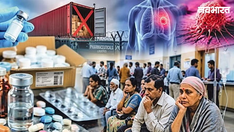 Due to raw material import halts from China, Nagpur GMC faces a severe shortage of crucial chemotherapy drugs like Cisplatin, affecting dozens of cancer patients daily।