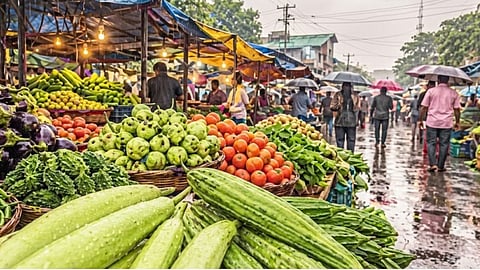 Vegetable Prices Soar as Monsoon Arrives; Nagpur Relies on External Supplies, Kitchen Budgets Begin to Strain.