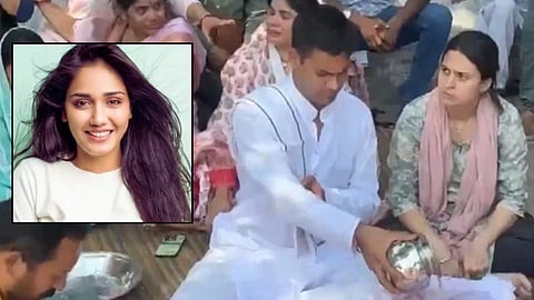 Twisha Sharma Ashes Immersed In Ganga