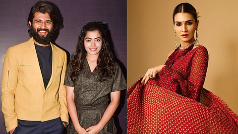 Vijay Deverakonda Kriti Sanon and Rashmika Mandanna South Film