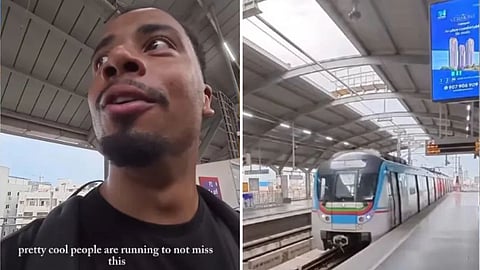 A British vlogger praised Hyderabad Metro’s cleanliness and facilities after sharing his travel experience online.