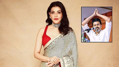 Vijay TVK 2026 Kajal Aggarwal reaction Tamil Nadu election result Varalaxmi Sarathkumar statement