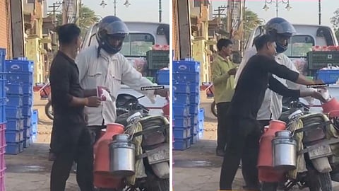 A viral video showing a milk seller pouring packaged milk into large containers has sparked debate over the authenticity of fresh milk claims.