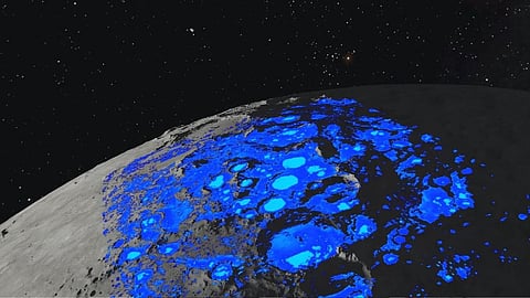 moon ice discovery