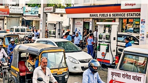 Finding diesel in Nashik has become as difficult as 'finding God'; 40% of petrol pumps remain 'fuel-dry'—truly, a 'blessed' supply chain.